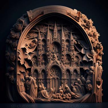 3D model notre dame (STL)